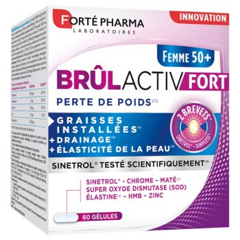 Br&ucirc;lactiv Fort femme 50+ Perte de poids Fort&eacute; Pharma - bo&icirc;te de 60 g&eacute;lules