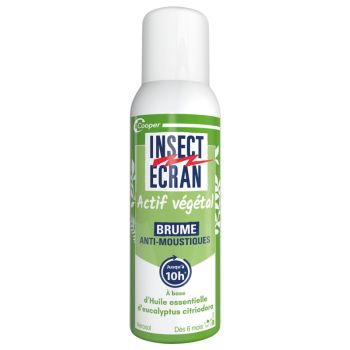 Brume anti-moustiques actif v&eacute;g&eacute;tal Insect Ecran - a&eacute;rosol de 100ml