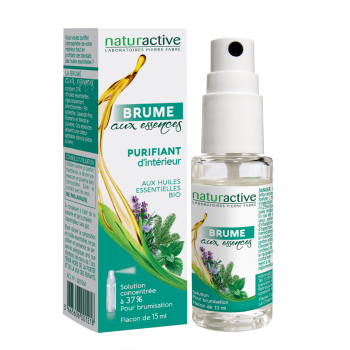 Brume aux essences purifiant d'int&eacute;rieur Naturactive - spray de 15ml