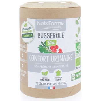 Busserole bio confort urinaire Nat&Form - boite de 90 g&eacute;lules