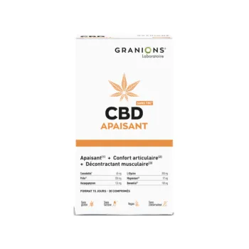 CBD Apaisant Granions - boite de 30 comprim&eacute;s