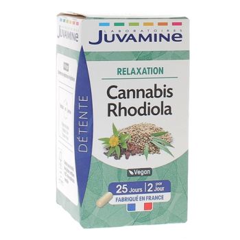 Cannabis Rhodiola Juvamine - bo&icirc;te de 50 g&eacute;lules