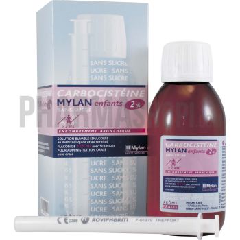 Carbocist&eacute;ine Mylan 2% sirop enfants - flacon de 125 ml