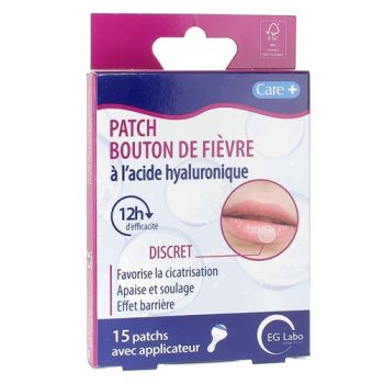 Care+ Patch boutons de fi&egrave;vre EG Labo - bo&icirc;te de 15 patchs