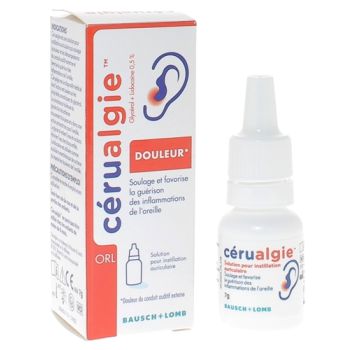 C&eacute;rualgie Solution auriculaire Baush Lomb - flacon de 7g