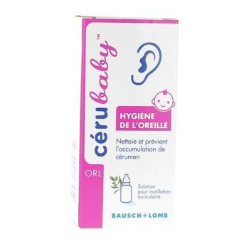 Cerubaby Solution auriculaire b&eacute;b&eacute; Bausch Lomb - flacon de 15ml