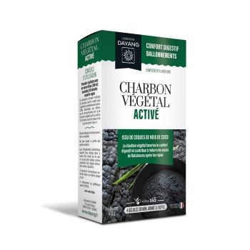 Charbon v&eacute;g&eacute;tal activ&eacute; Dayang - bo&icirc;te de 45 g&eacute;lules