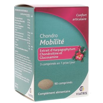 Chondro Mobilit&eacute; confort articulaire Viatris - bo&icirc;te de 90 comprim&eacute;s