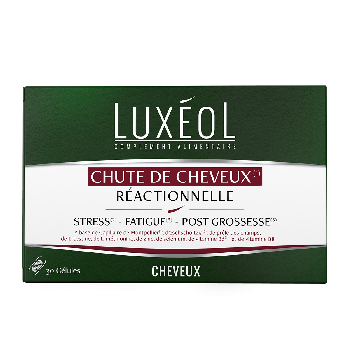 Chute de cheveux r&eacute;actionnelle Lux&eacute;ol - bo&icirc;te de 30 g&eacute;lules