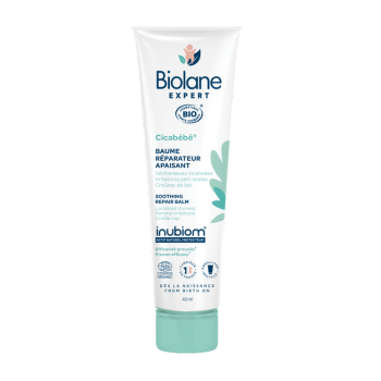 Cicab&eacute;b&eacute; Baume r&eacute;parateur apaisant bio Biolane Expert - tube de 40ml