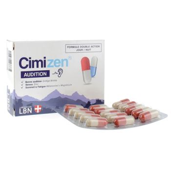 Cimizen Audition Jour & Nuit Laboratoire LBN - bo&icirc;te de 60 g&eacute;lules