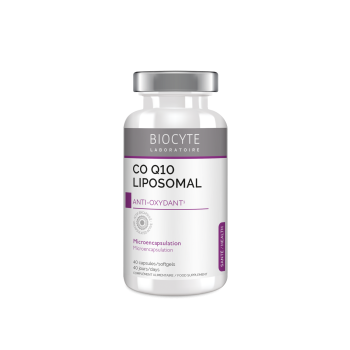 CoQ10 coenzyme Q10 102 mg Biocyte - boite de 40 g&eacute;lules micro-encapsul&eacute;s