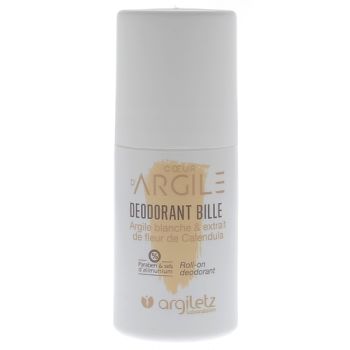 Coeur d'argile d&eacute;odorant bille Argiletz - roll-on de 50 ml