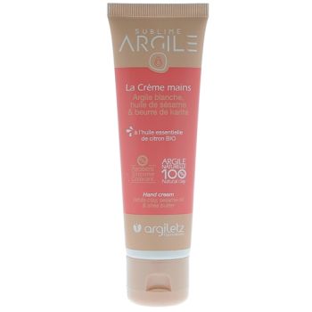 Coeur d'argile la cr&egrave;me mains Argiletz - tube de 50 ml