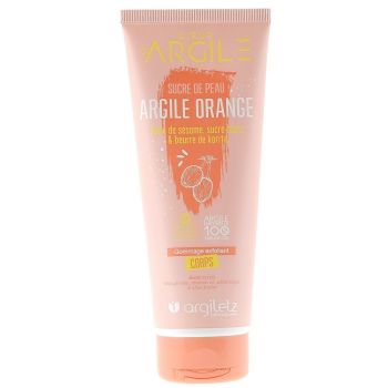 Coeur d'argile sucre de peau argile orange Argiletz - tube de 200 ml