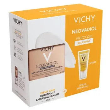 Coffret Neovadiol protocole post-m&eacute;nopause relipidant Vichy - coffret de 2 produits