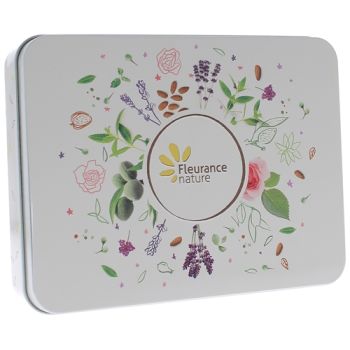 Coffret cr&egrave;mes mains instant douceur bio Fleurance nature - 4 tubes de 30 ml