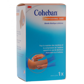 Coheban Bande de contention coh&eacute;sive 3M - bande de 3,5 m x 10 cm