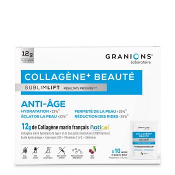 Collag&egrave;ne+ beaut&eacute; Sublimlift Granions - boite de 10 sachets