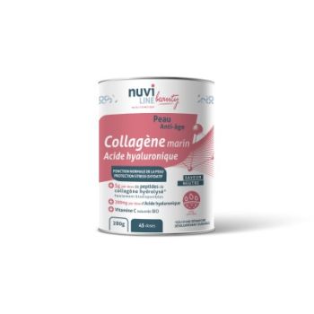 Collag&egrave;ne marin acide hyaluronique peau anti-&acirc;ge Nuviline - pot de 280g