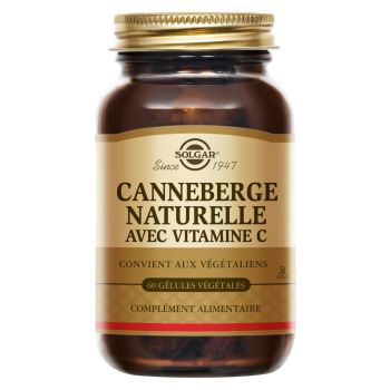 Cranberry canneberge Solgar - boite de 60 g&eacute;lules