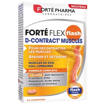 Fort&eacute;Flex flash D-Contract' muscles Fort&eacute; Pharma - boite de 20 comprim&eacute;s