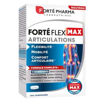 Compl&eacute;ment alimentaire fort&eacute;flex max articulations Fort&eacute; Pharma - boite de 120 comprim&eacute;s