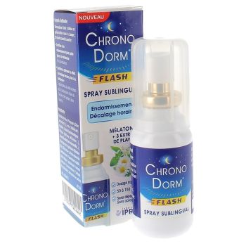 Compl&eacute;ment alimentaire spray sublingual chronodorm flash Iprad - spray de 30 ml
