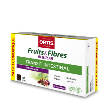 Fruits & Fibres Regular Transit intestinal Ortis - bo&icirc;te de 45 cubes