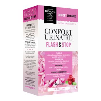 Confort urinaire flash & stop Dayang - bo&icirc;te de 15 g&eacute;lules