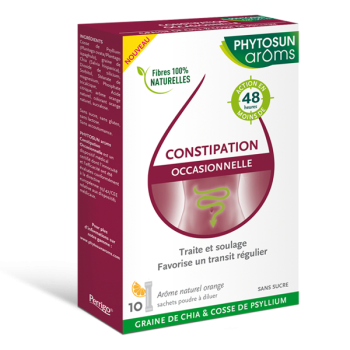 Constipation occasionnelle Phytosun Ar&ocirc;ms - bo&icirc;te de 10 sachets poudre