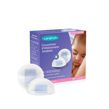 Coussinets d'allaitement jetables Lansinoh - bo&icirc;te de 24 coussinets