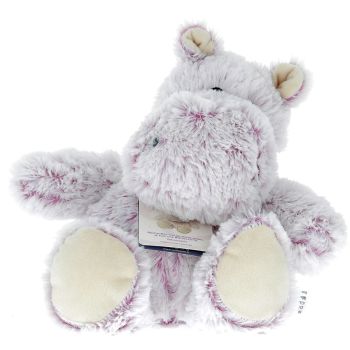 Cozy Peluches Bouillotte Hippopotame D&eacute;houssable Soframar - 1 peluche de 30 cm
