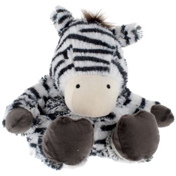 Cozy peluche bouillotte Z&egrave;bre Soframar - 1 peluche de 30 cm