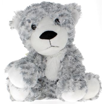 Cozy peluche bouillotte L&eacute;opard Soframar - 1 peluche de 30 cm