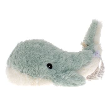 Cozy peluche bouillotte d&eacute;houssable baleine Soframar - 1 bouillotte de 22 cm
