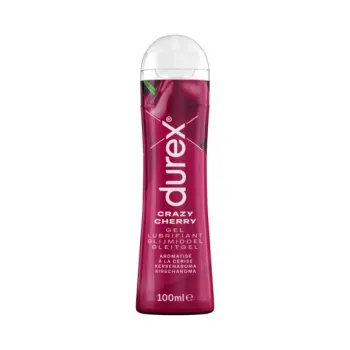 Crazy Cherry Gel lubrifiant &agrave; la cerise Durex - tube de 100ml