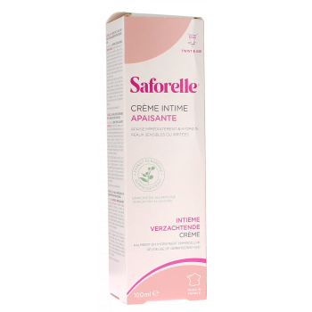 Cr&egrave;me apaisante intime Saforelle - tube de 100 ml