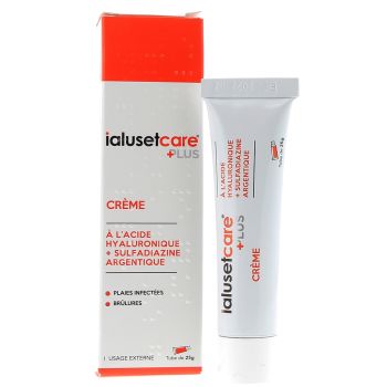 Cr&egrave;me Cicatrisante &agrave; l'acide hyaluronique Ialuset Care Plus - tube de 25 g