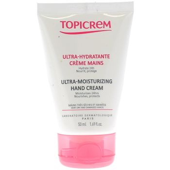 Cr&egrave;me Mains Ultra-Hydratante Topicrem - tube de 50 ml