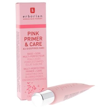 Cr&egrave;me Pink Primer & Care au Diospyros Kaki Erborian - tube de 15 ml