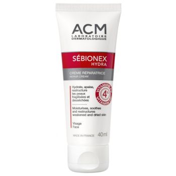 Cr&egrave;me R&eacute;paratrice S&eacute;bionex Hydra Laboratoire ACM - flacon de 40 ml