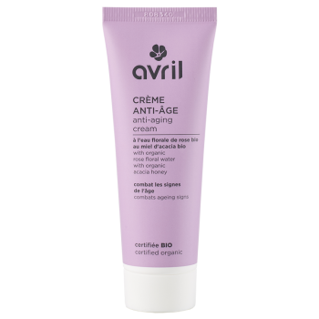 Cr&egrave;me anti-&acirc;ge bio Avril - tube de 50 ml