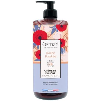 Cr&egrave;me de douche Avoine poudr&eacute;e Osma&eacute; - flacon-pompe de 1L