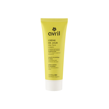Cr&egrave;me de jour peaux s&egrave;ches et sensibles bio Avril - tube 50 ml