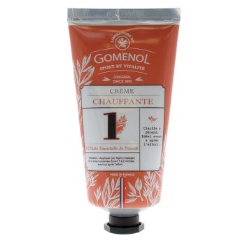 Cr&egrave;me de massage chauffante n&deg;1 Gom&eacute;nol - tube de 75ml