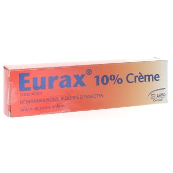 Cr&egrave;me d&eacute;mangeaisons 10% Eurax - tube de 40g