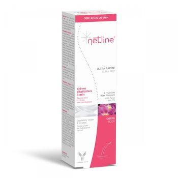 Cr&egrave;me d&eacute;pilatoire 3 minutes Netline - tube de 150 ml