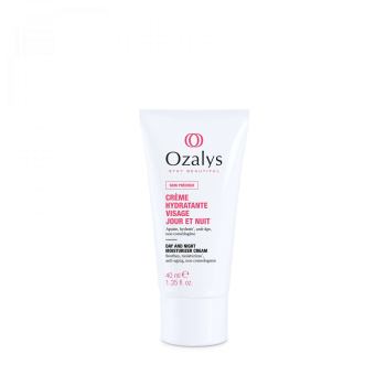 Cr&egrave;me hydratante visage jour et nuit Ozalys - tube de 40ml
