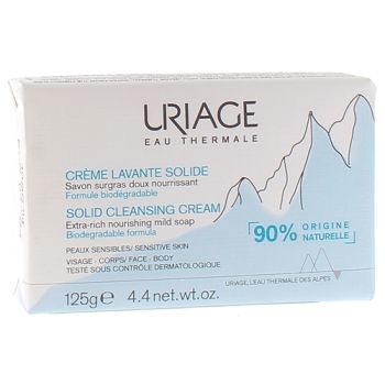 Cr&egrave;me lavante solide Uriage - pain solide de 125g